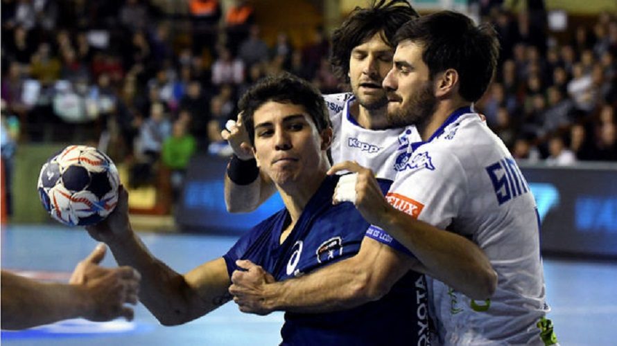 Champions League: El Montpellier de Diego Simonet se quedó con el primer duelo ante el Ademar de Seba Simonet, Carou y Vieyra