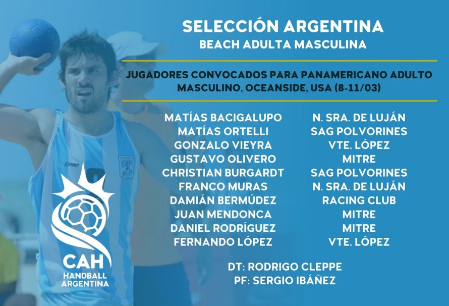 El beach masculino tiene a los 10 nombres que viajarán al Panamericano