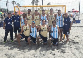 Argentina terminó 4° en varones y 5° en damas en el Panamericano de Beach