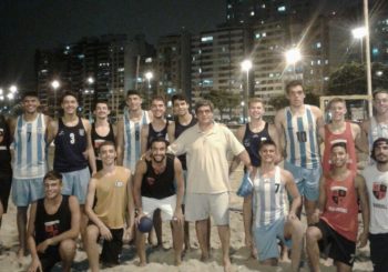 La Selección Juvenil Masculina de Beach se prepara en Brasil