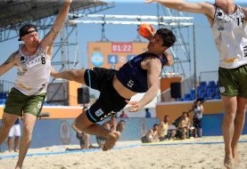 Triunfo argentino en la última fecha de la Ronda Consuelo del Mundial de Beach Handball