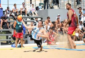 Suerte dispar para Argentina en el inicio del Mundial Adulto de Beach Handball Kazán 2018