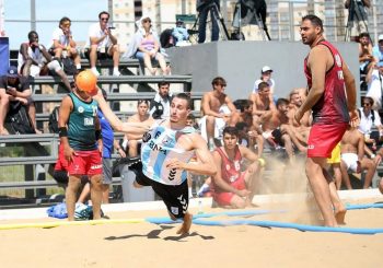 Suerte dispar para Argentina en el inicio del Mundial Adulto de Beach Handball Kazán 2018