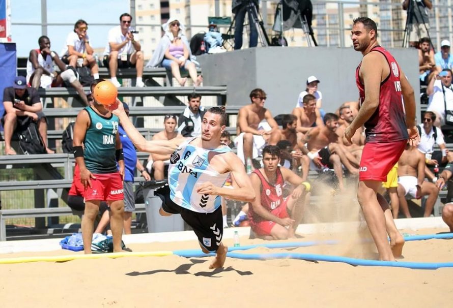 Suerte dispar para Argentina en el inicio del Mundial Adulto de Beach Handball Kazán 2018