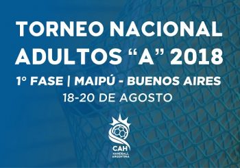 Nacional de Clubes Adultos "A" / 1° Fase - Maipú y Buenos Aires 2018 | Torneo