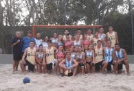 Las selecciones juveniles de beach realizaron una exitosa gira por Brasil